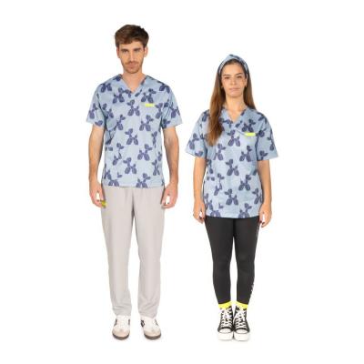 ARTERO BLUE POODLE PRINT DENVER РАБОТНО ГОРНИЩЕ XXL