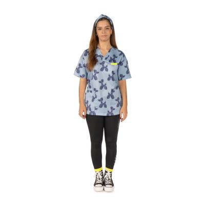 ARTERO BLUE POODLE PRINT TOP DENVER L